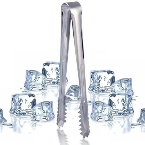 Pinza Para Hielo Bar Multiuso Acero Inoxidable Hielo Cubos