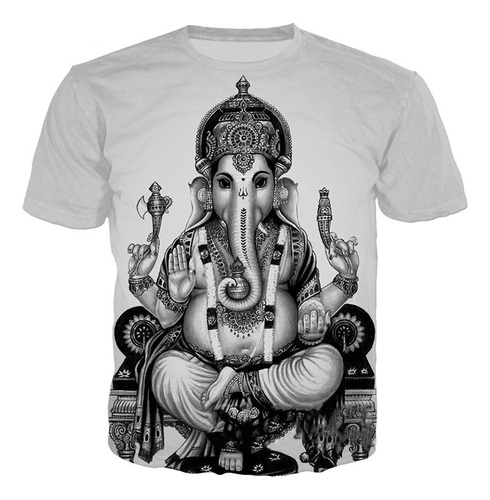 Camiseta De Tênis Ganesha Fashion Hindu God Com Estampa 3d
