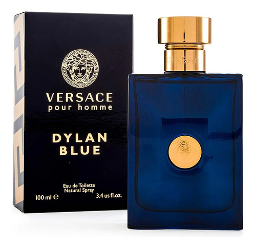 Dylan Blue Pour Homme Versace 100ml Caballero Original