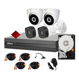 Kit 4 Camaras 2 Bullet 2 Domo 2mp Dvr 1080p Lite Wiz 500gb