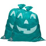 Bolsas Decorativas De Hojas De Halloween De Calabaza Verde A