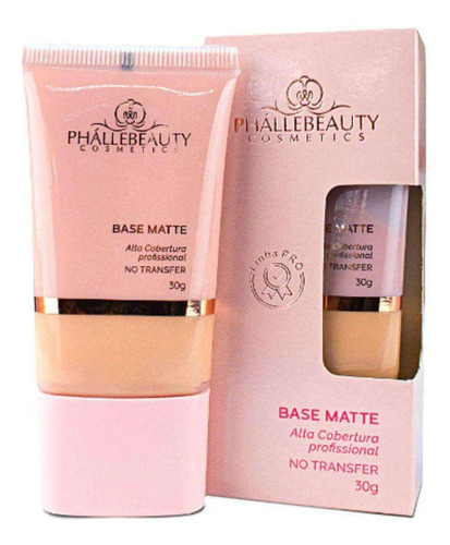 Base Phallebeauty Matte Alta Cobertura Cor 2 Pho587