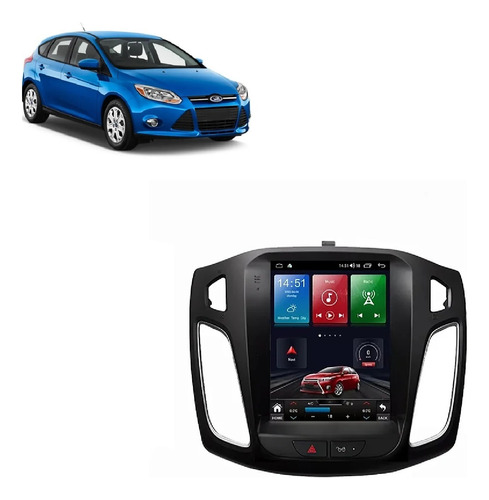 Multimídia Tesla Android Ford Focus 2012-2015 4gb De Ram +tv