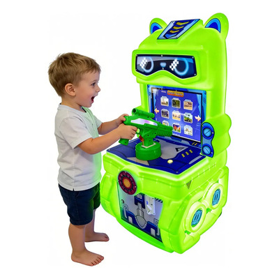 Máquina Recreativa Infantil De Un Solo Cañón Color Verde