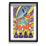 Cuadro Led Zeppelin Estilo Comic 35x50 (marco+lámina+vidrio)