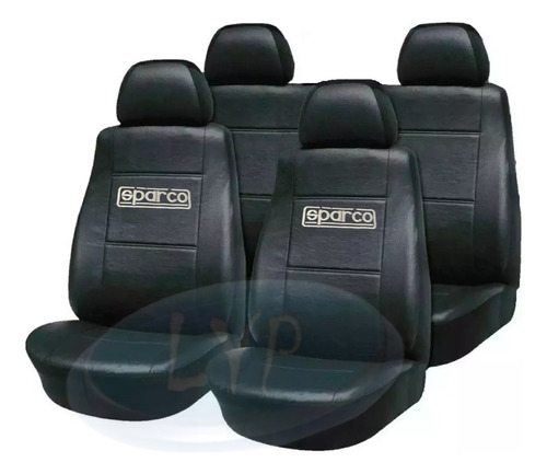 Funda Cubre Asiento Cuerina Sparco 10 Piezas