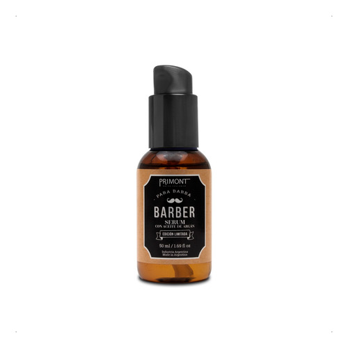 Primont Barber Serum Para Barba Con Aceite De Argan 50ml