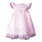 Vestido Bautizo Niña Hermoso Ropon Bautizo Niña Belen