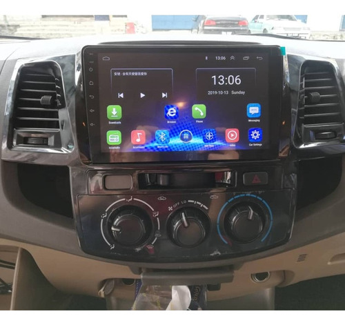 Autoradio Android Toyota Hilux Vigo Ac Manual 2005-2014  Foto 2