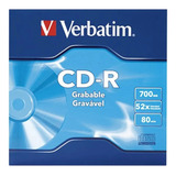 Cd-r Virgen Verbatim 52x Sellado