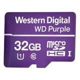 Tarjeta De Memoria Micro Sd Wd Púrpura De 32 Gb Y 16 Tbw - Intelbras