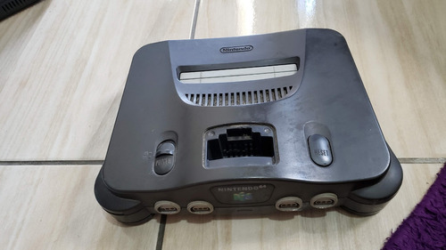 Nintendo 64 Só O Console Sem Nada. Funcionando Mas Vai Sem A Memoria O Resto Ok!!! R3
