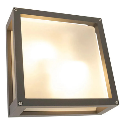 Lámpara tipo cuadro de sobreponer en muro aluminio Grafito y cristal 5466\u002FGF Calux | Envío gratis