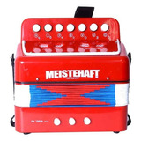 Acordeon Niño 2 Bajos Color Rojo - Meistehaft