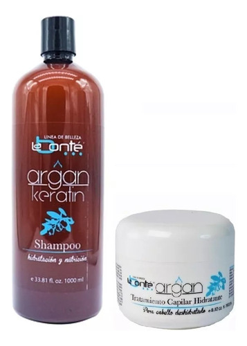 La Bontè Shampoo Y Tratamiento Argan Antifrizz Humectante