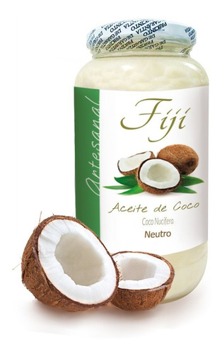 Aceite De Coco Puro 1kg En Vidrio Tapa Hermetica En Belgrano
