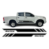 Sticker Calcomania Chevrolet S-10 Franjas Laterales