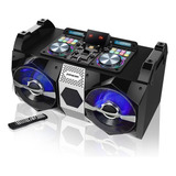 Parlante Panacom Dj Sp1788 Dj 120w Con Luces Usb Bt Radio Fm