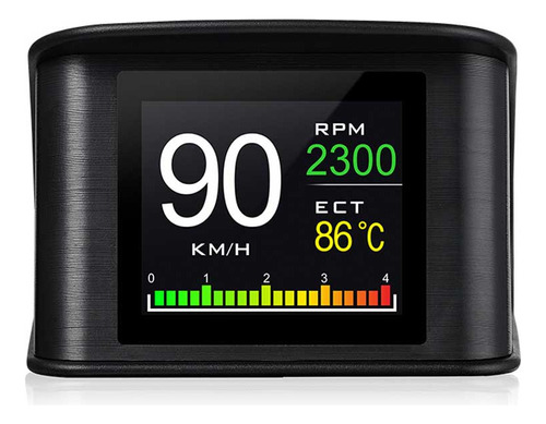 Aviso Digital De Velocidade De Temperatura Obd2 P10 Hud