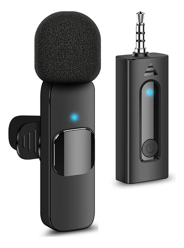 Microfono Inalambrico De Solapa, Receptor Plug De 3.5mm