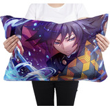 Cojin Almohada Giyu Tomioka Demon Slayer Anime Unico Suave