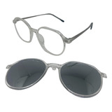 Armazon Clip On Iris Transparentes Acetato 