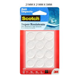 Protetor Anti Impacto Redondo 3m Scotch Tamanho (gg) 12 Unid