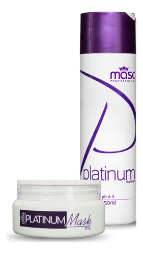 Shampoo Platinum Matizador+ Mask Masc Professional