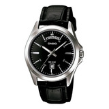 Reloj Casio Mtp-1370l-1avdf Cuero, Elegante, Fechador