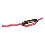 Manubrio Moto W3d 28.6mm Fatbar Alto Rojo Wirtz