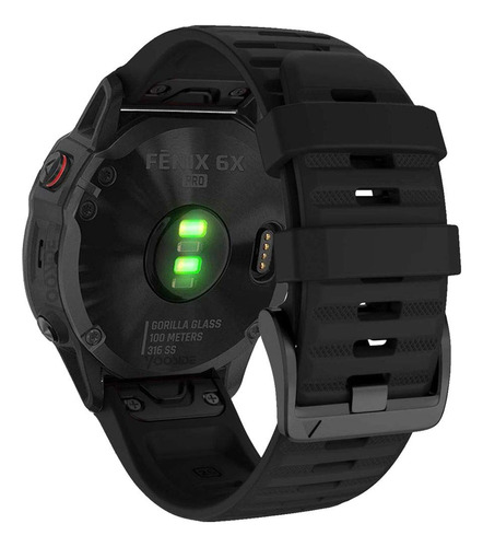 Malla Negro Garmin Fenix 6x Pro/sapphire 26mm