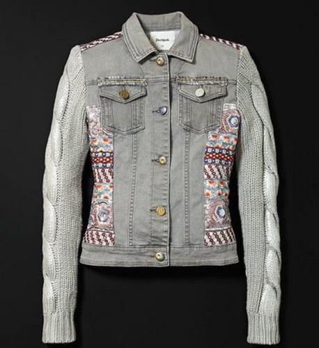 Chaqueta Desigual Exotic Silver, Talla 38