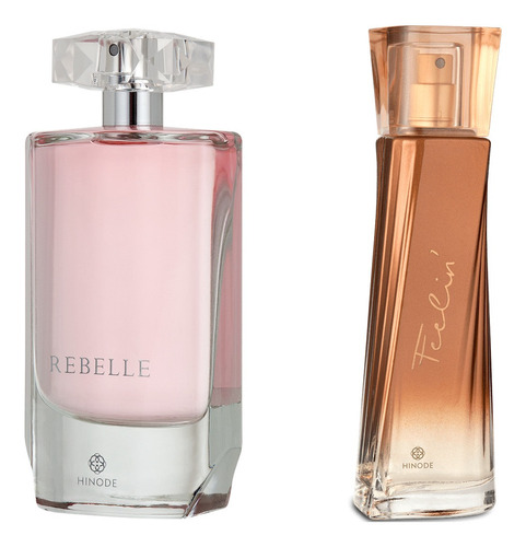 Kit Perfumes Feminino Rebelle E Fellin For Her Hinode