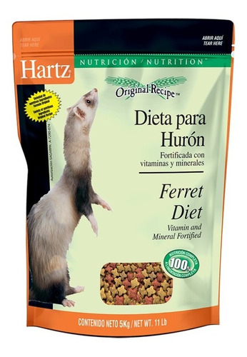 Alimento Huron Ferret Diet 5kg Hartz