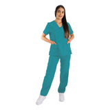 Uniforme Talla Grande Mujer Pijama Medica Antifluido