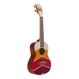 Ukulele U-23-burningsunrise-s Bamboo Concierto + Funda Color Natural