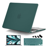 Funda Dongke Para Macbook Air 13 M2 + C/teclado Teal