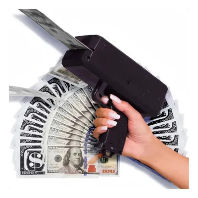 Pistola De Juego Juguetes Fiesta Pistola Cañón Billetes Boda Pistola De Billetes Money Spray Gun Pistola De Juguete Realista Negro Cxmqiaga | MercadoLibre