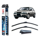 Kit 2 Escobillas Delanteras Vw Gol Power Country 1999 A 2014