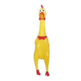 Juguete Pollo De Goma Con Sonido 38cm