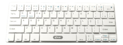 Mini Teclado Bluetooth Knup Kp-t109 Branco