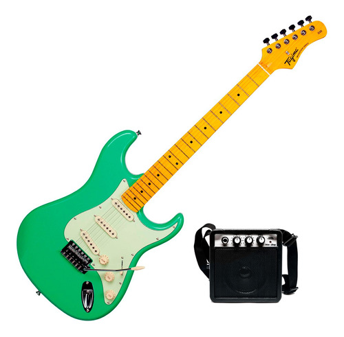 Pack Guitarra Electrica Y Mini Amplificador Tagima Tg-530 Sg