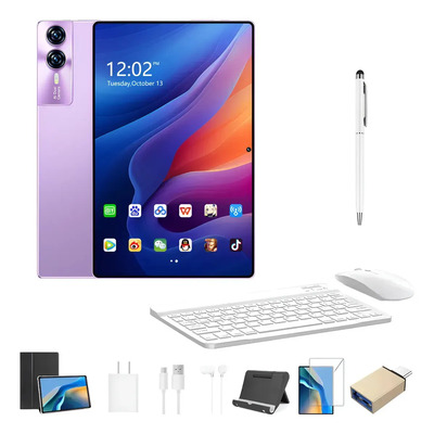Gemini AI Tableta Yinber S12 galaxy tab Android 15 11.6 16gb Ram Y 1024gb Rom\u002Ftf 2tb 5g Wifi 8800mah Deca-core 2.0 Ghz Widevine L1 Fhd Bt5.0 Camara Dual Con Funda Mouse Teclado | Meses sin interés