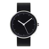 Reloj Pulsera A1 Plata & Negro Luumu / Diseño Argentino