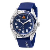 Nautica N83 Mens N83 Finn World Reloj Con Correa De Silicona