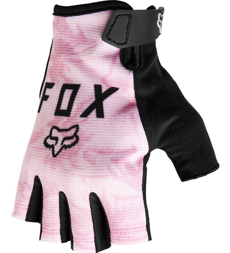 Guantes Fox Para Mujer Modelo Ranger Gel Half Finger Pink 