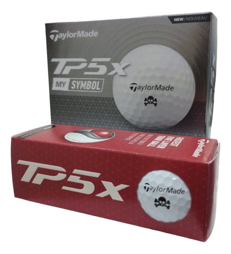 Pelotas Golf Taylormade Tp5x My Symbol Kdg Caja X12 Blancas Color Symbol Calvera