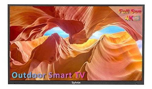 Smart Tv Sylvox 43 Pulgadas Para Exteriores 4k Uhd Ip55