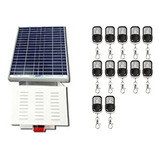 Alarma Comunitaria Solar 30w 120db + 12 Controles + Envio