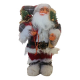 Papá Noel Rojo Decoración Navidad 36 Cm 